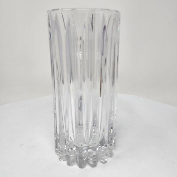 VTG Mikasa Marquis Crystal Beer Glass Full Vertical Cut Super Heavy 7" Tall - Picture 8 of 10